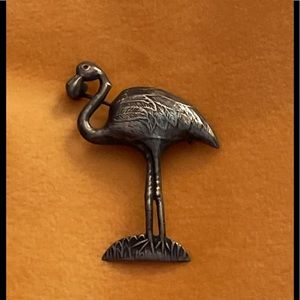 Flamingo Metal Pin